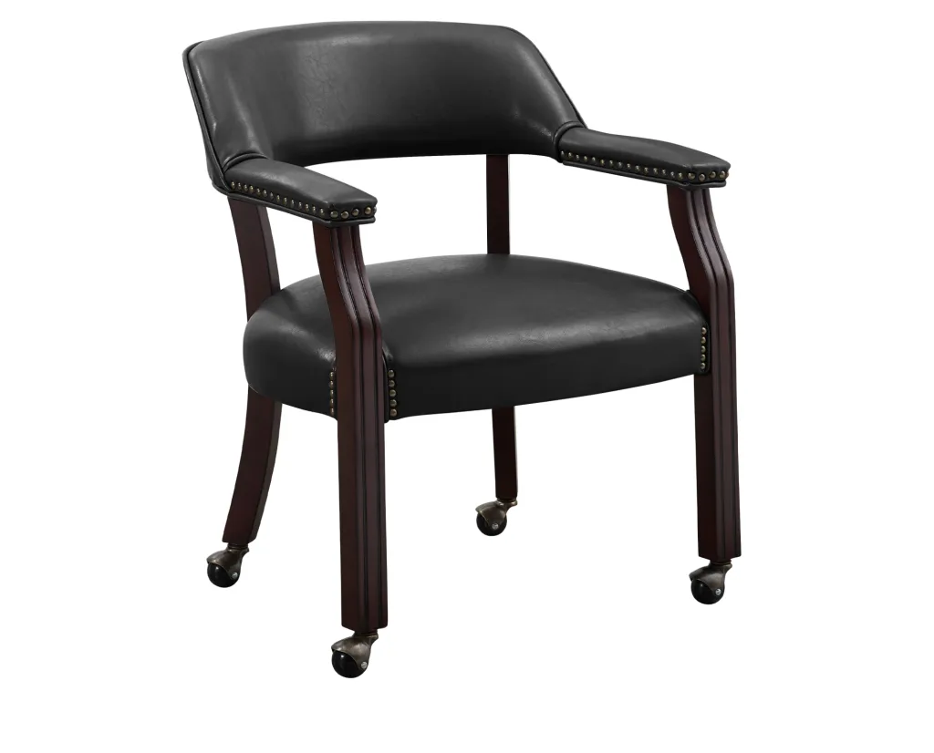 BrianBlackGameTableChair1