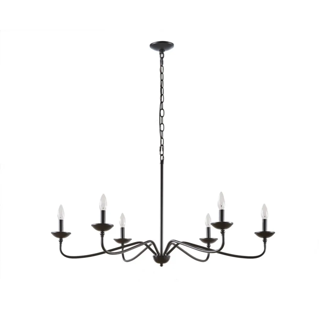 BrightonBlack6LightChandelier12202401