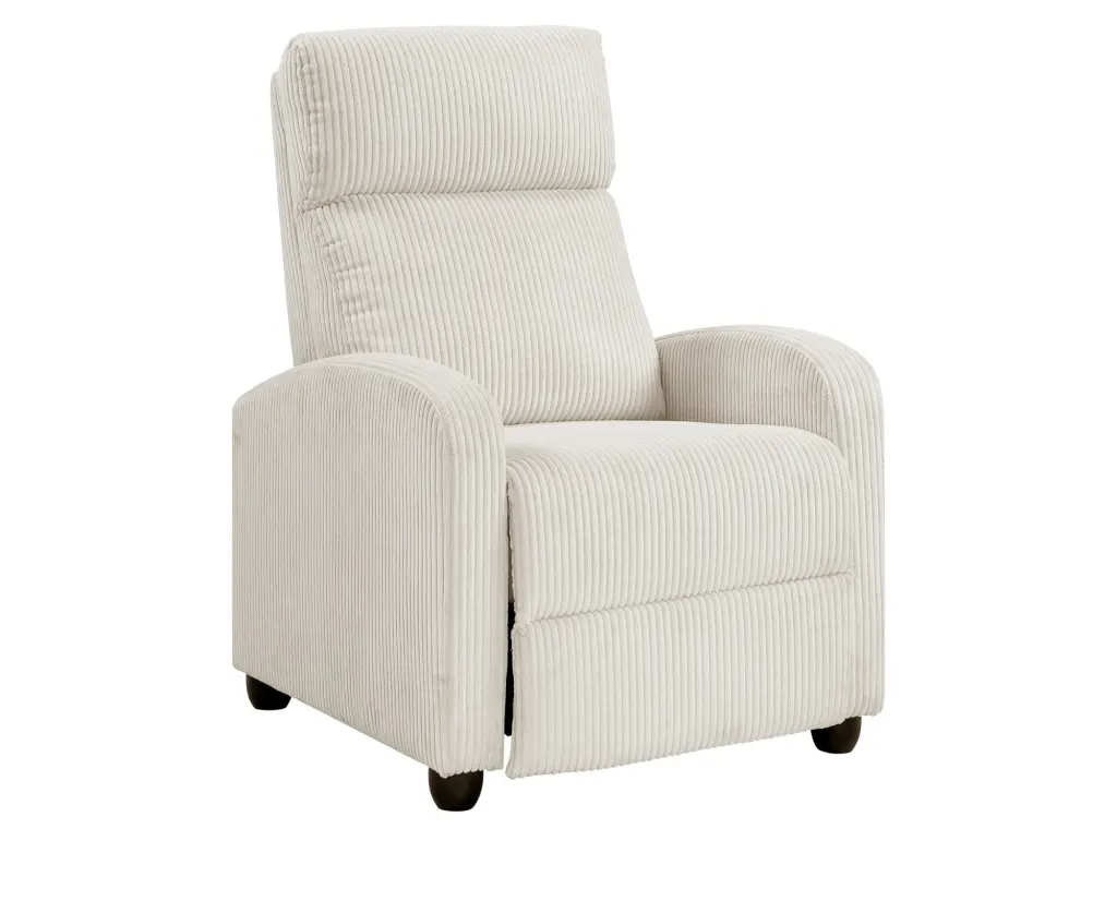 BrisbeeBeigePushBackRecliner1