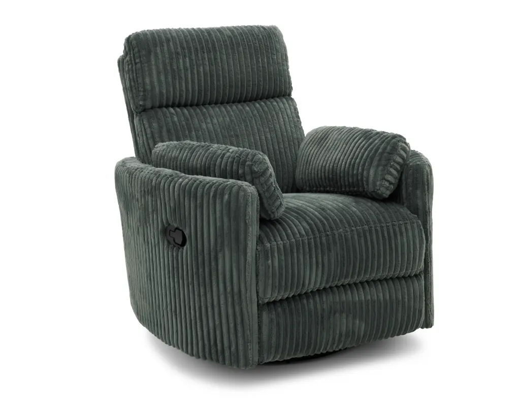 CooperGreenManualSwivelGliderRecliner02202501