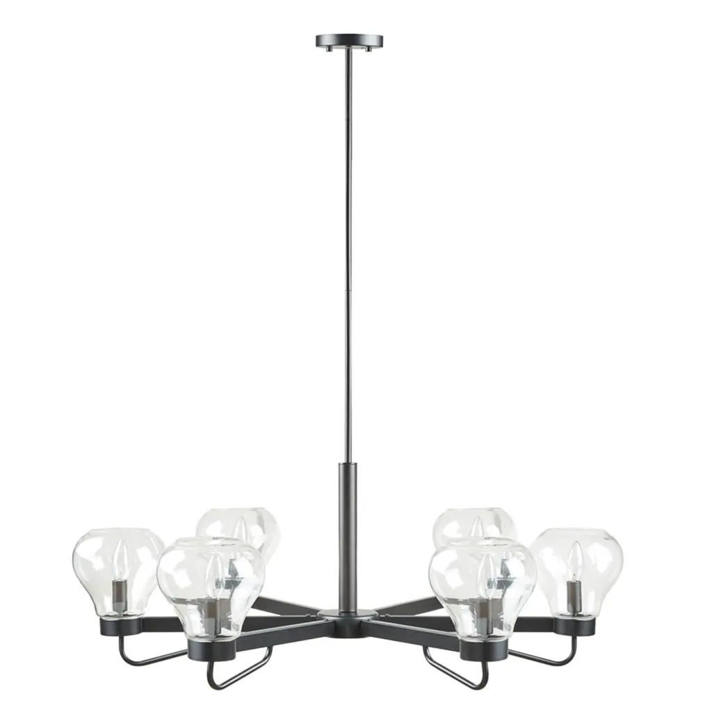 DevonBlack6LightChandelier12202401