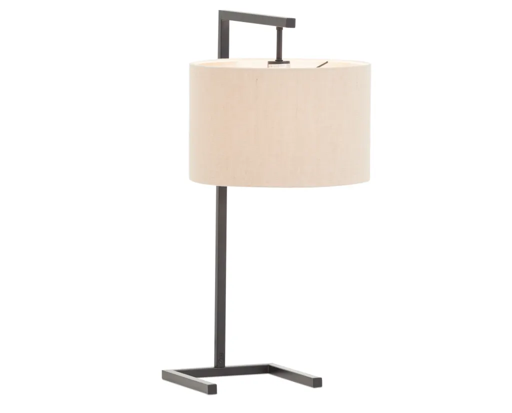 DraperBlackTableLampTurnON_yyzejj