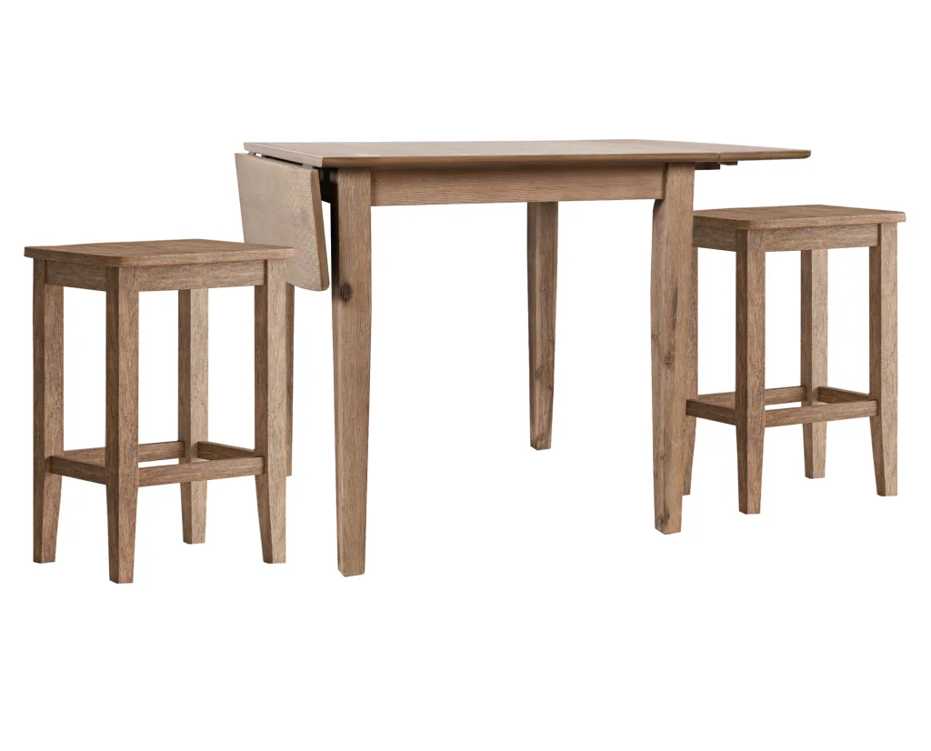 EstradaBisqueDropLeafTblWbacklesStool3pc1_h3kjrd
