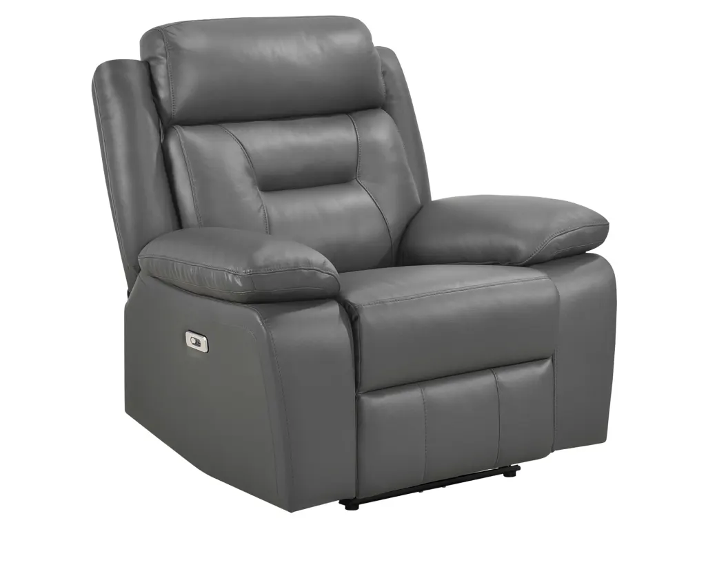 LeanderDkGreyPwrRecliner1