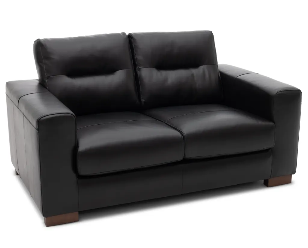 LedgerBlackLeatherLoveseat12202401