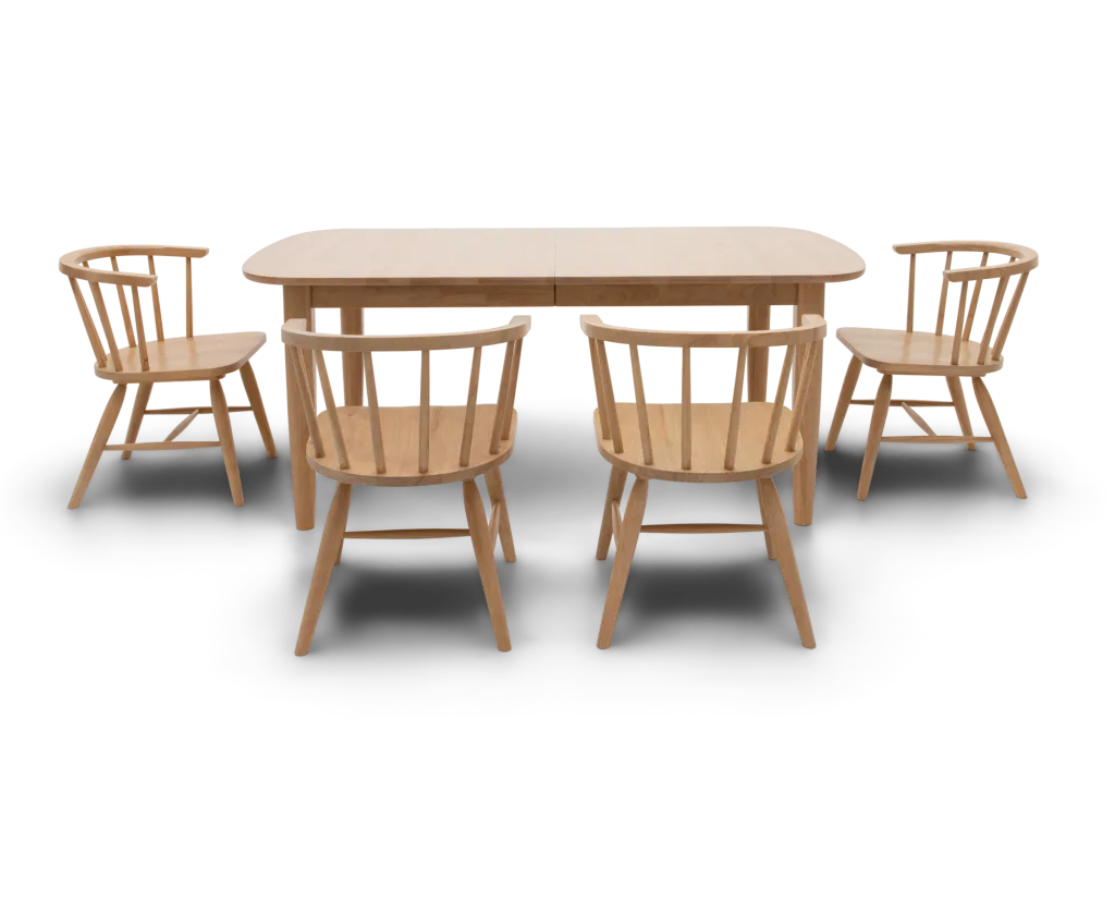 MapletonNatural60InchSpindleDiningTableSpindleCafeSideChairJuly202612