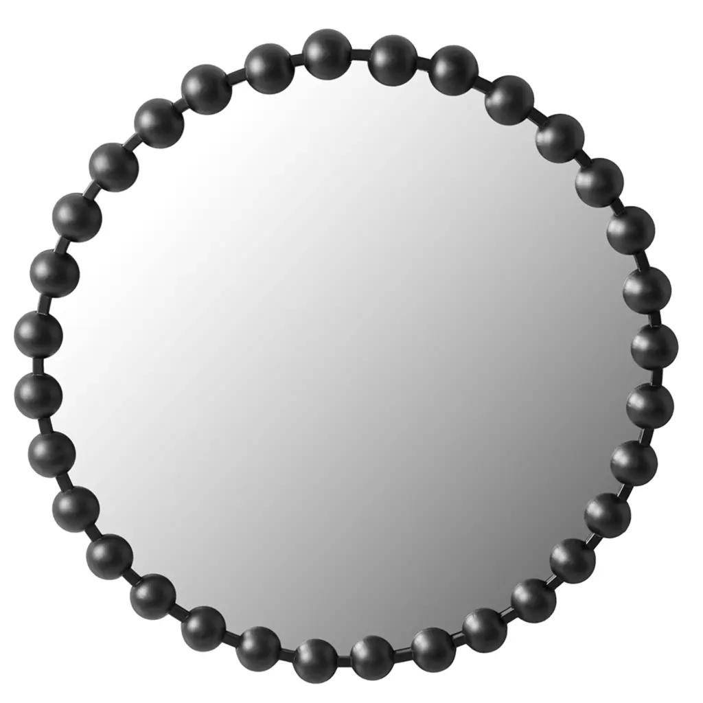 MarloweRoundMirror27inBlack12202401