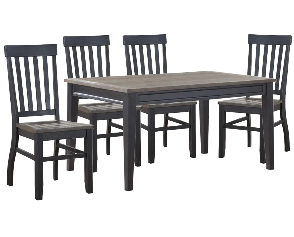 RexburgRectDiningTbl5pcSet