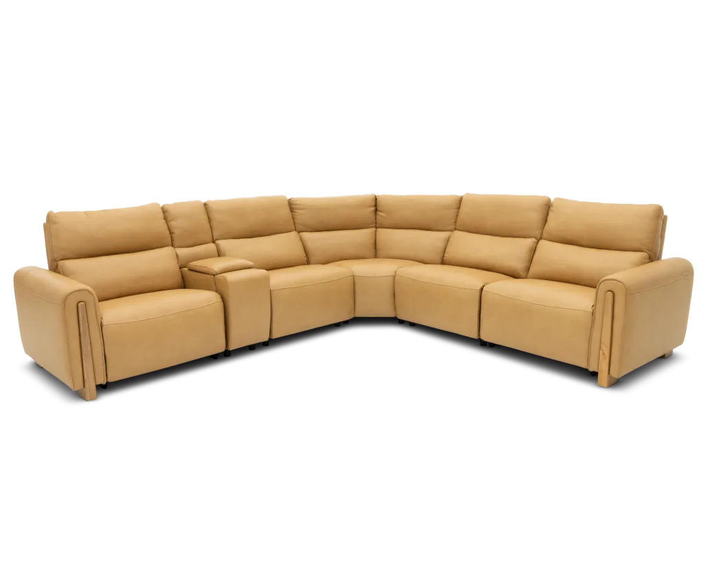 Rumor6pcPowerRecliningLeatherSectionalBrownJanuary202613