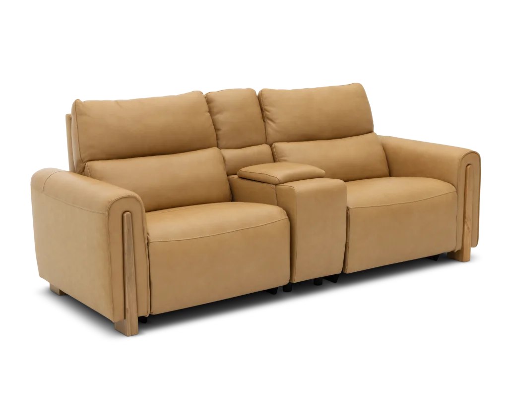 RumorPowerRecliningConsoleLoveseatBrownJanuary202601