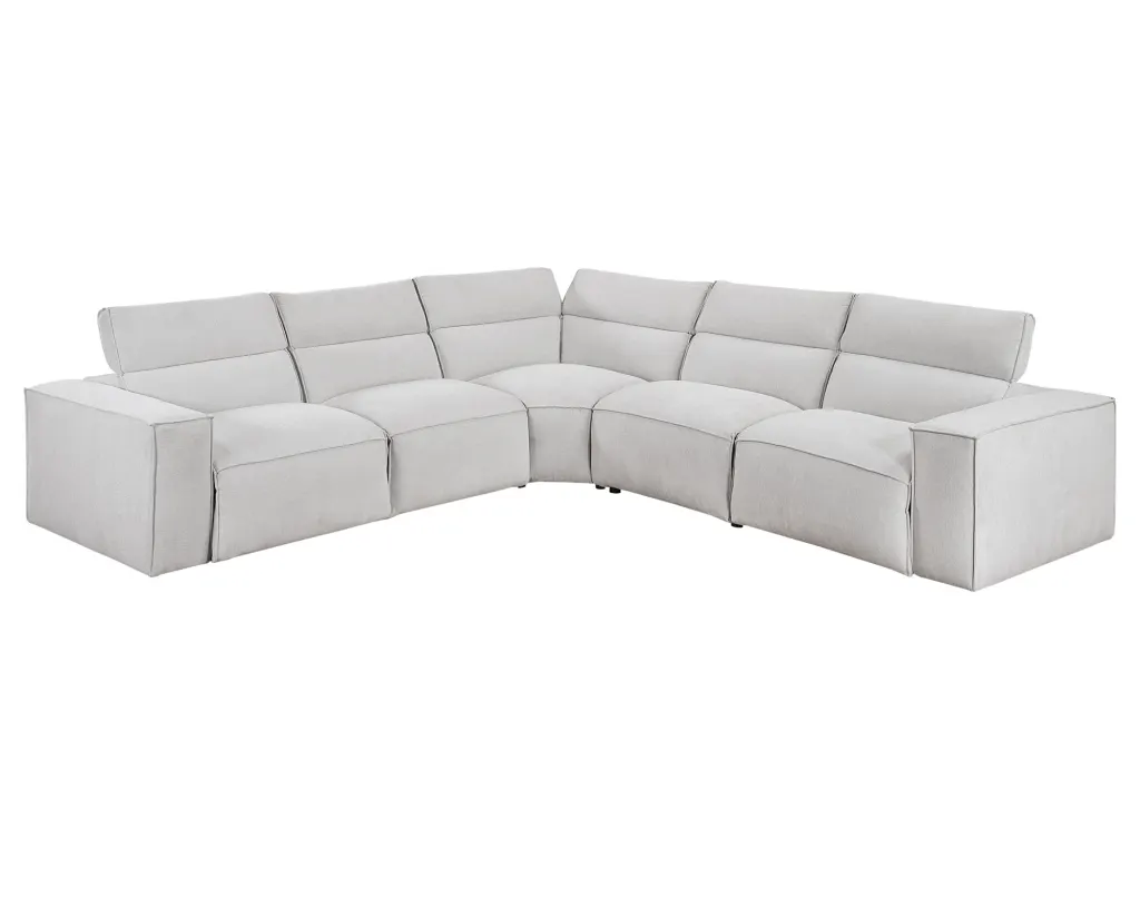SlateonLtGrey5PcPwrSectional1
