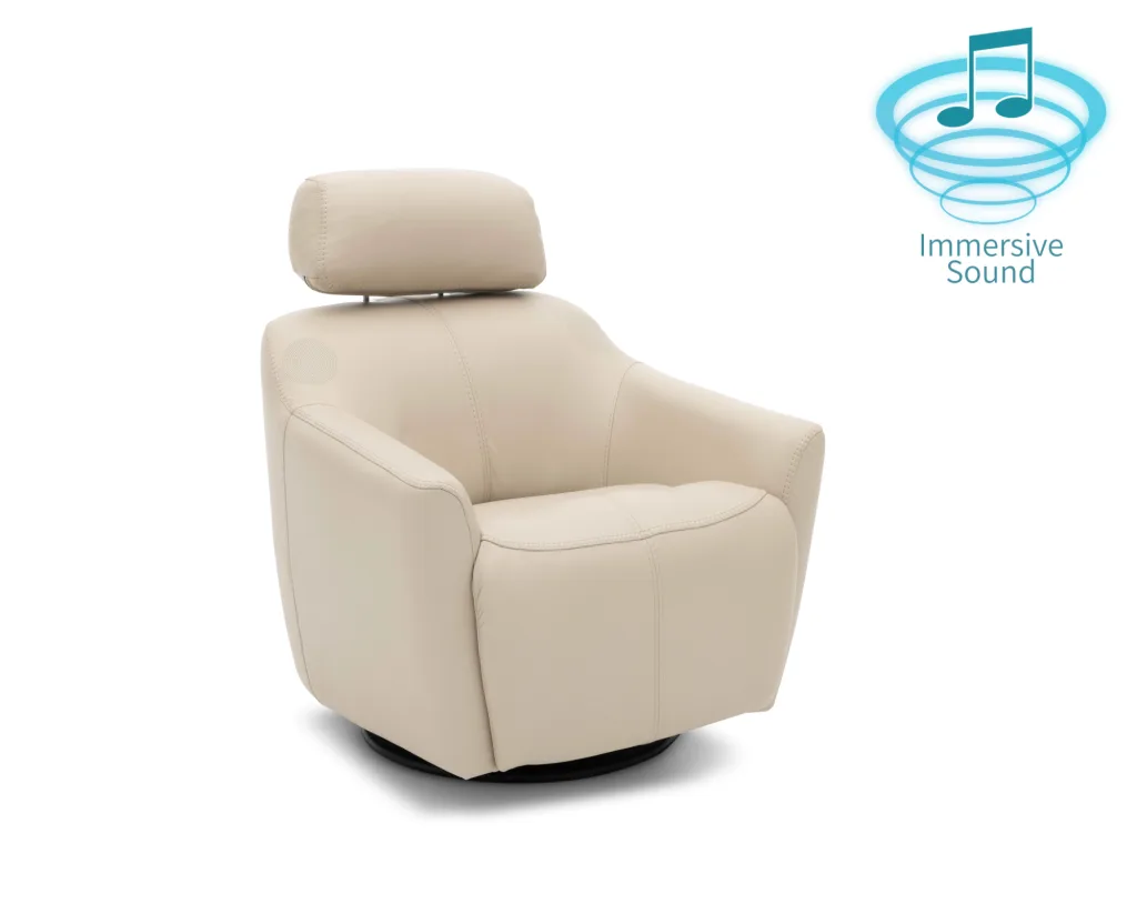 SteviePowerSwivelAudioReclinerBoneFebruary202601PLP