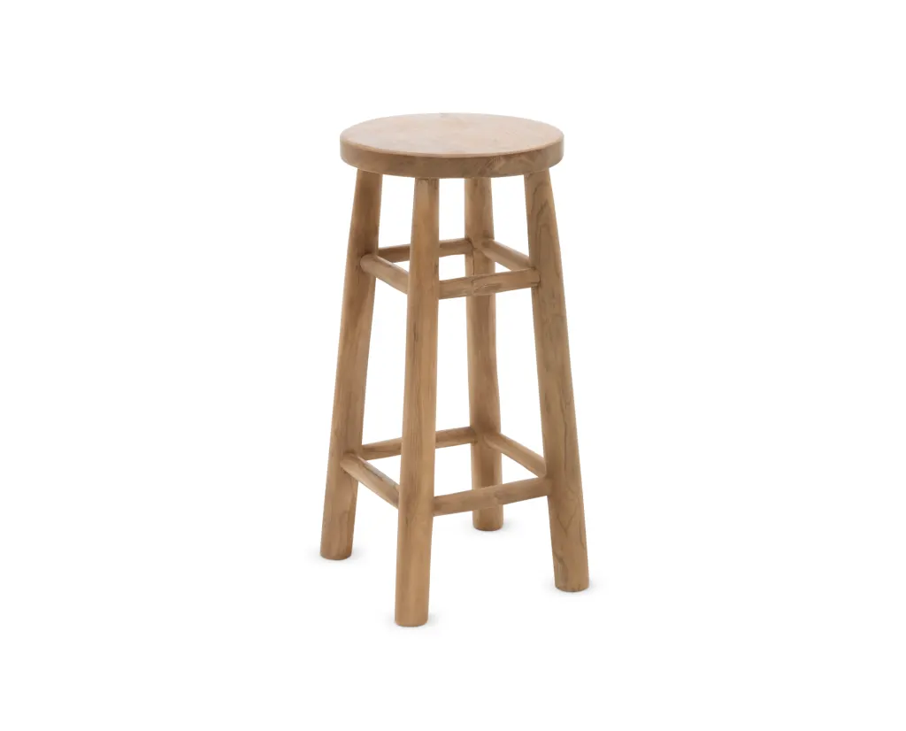 TeakRootBarStoolApr202501