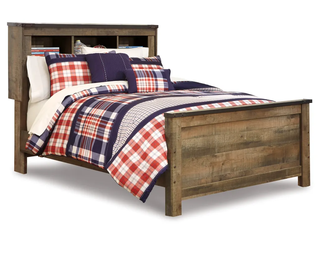TrinellFullBookcaseBed1